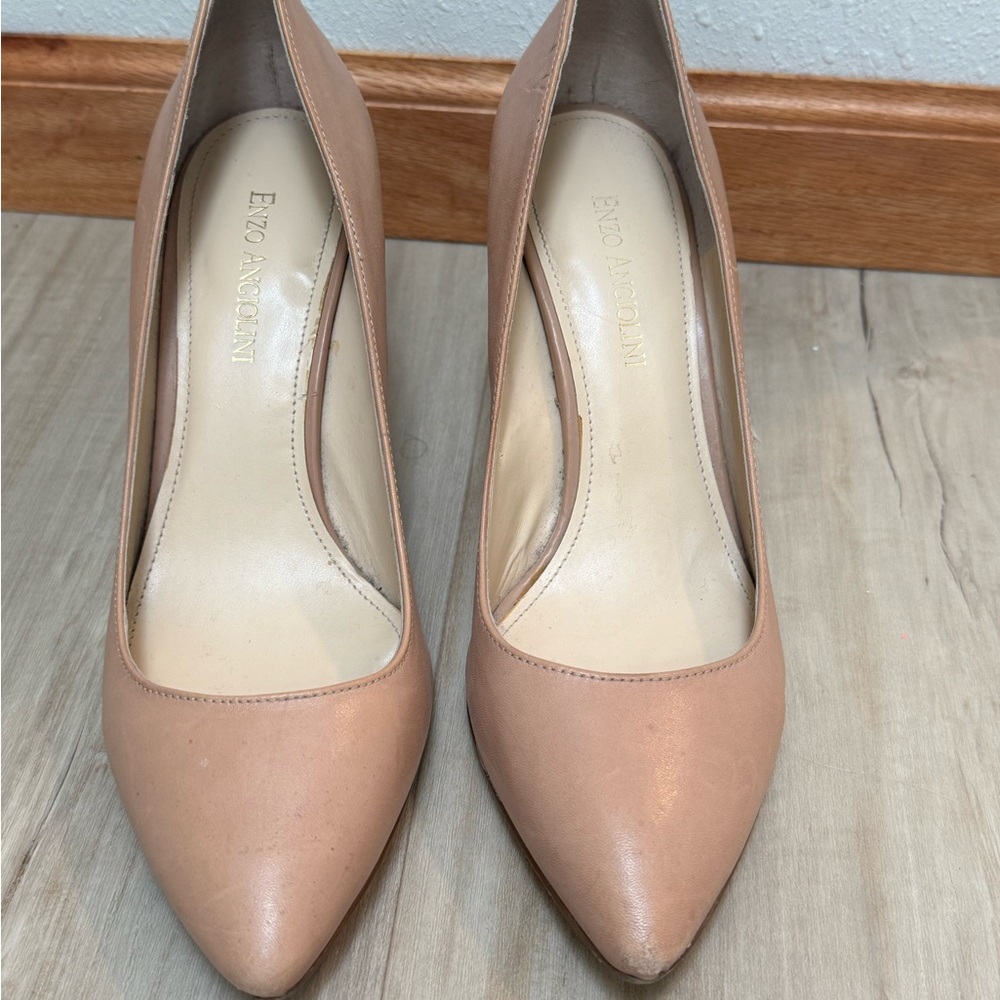 Enzo Angiolini Tan Heels